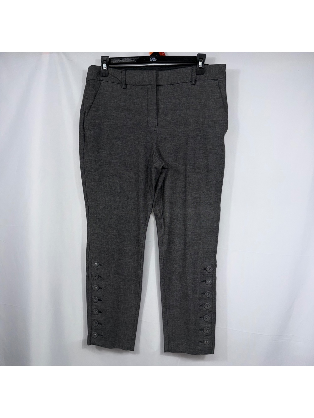 Express Columnist Gray Ankle Pants Size 10 Short